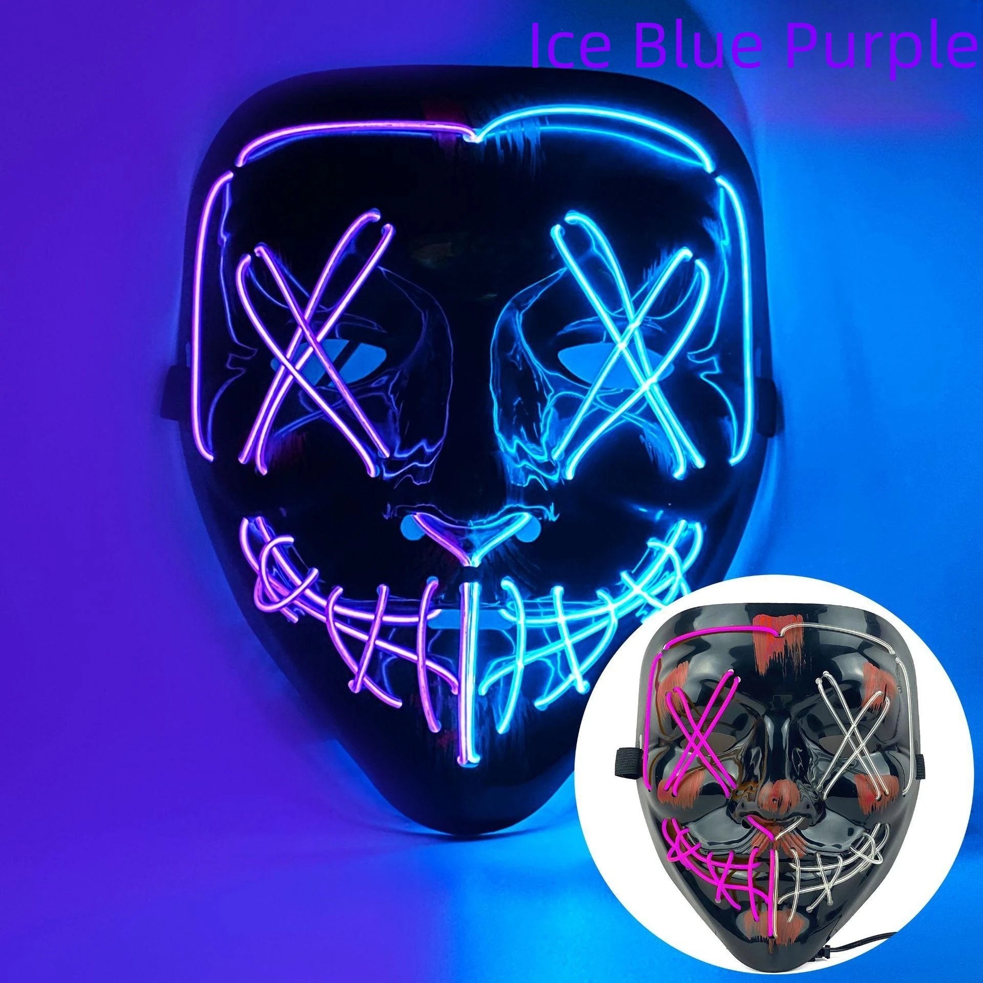 Halloween Neon Led Mask – Reguel shop